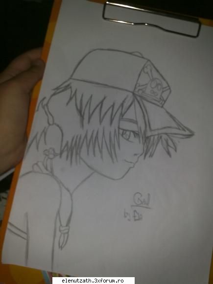 2. girl .... emo cika :rotfl: my hobby ... the drawing :x